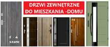 Drzwi ZEWNĘTRZNE z montażem do mieszkania w bloku wewnątrzklakowe