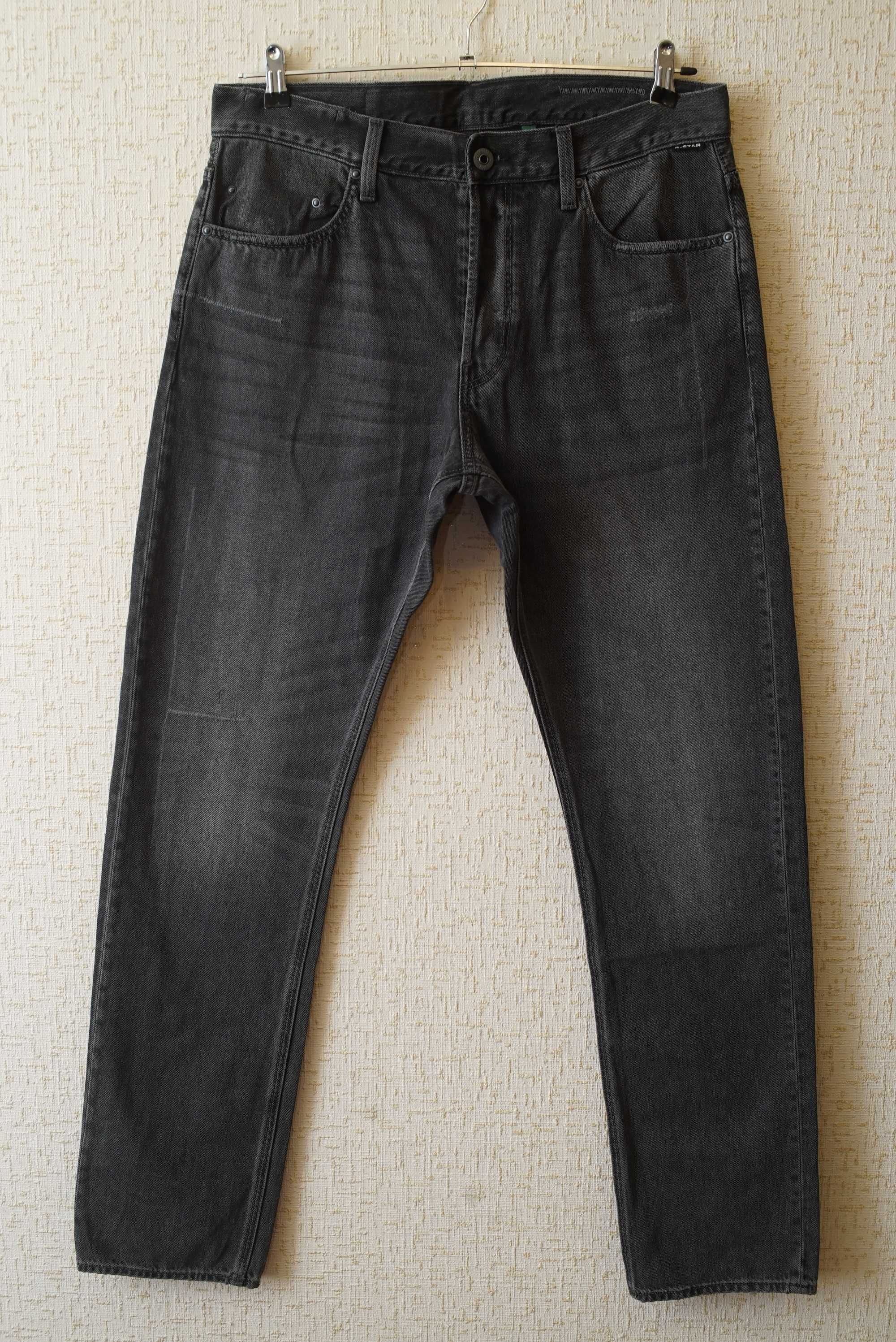 Мужские джинсы G-STAR RAW серого цвета (TRIPLE A REGULAR STRAIGHT