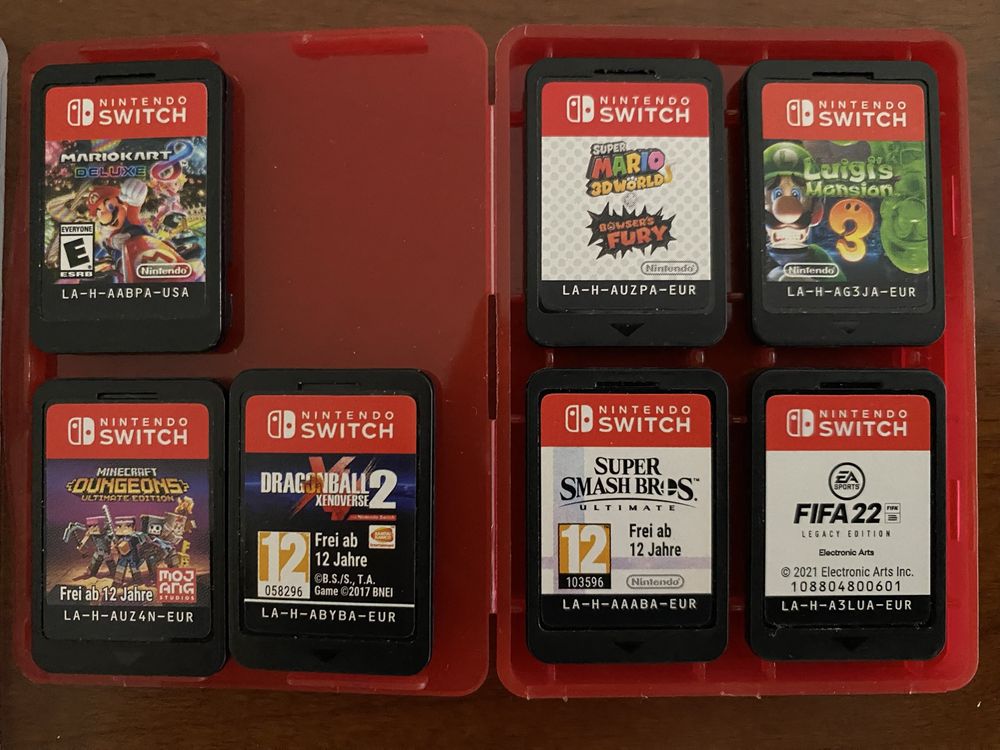 Vendo diversos jogos Nintendo Switch para a Switch Oled e Switch 2