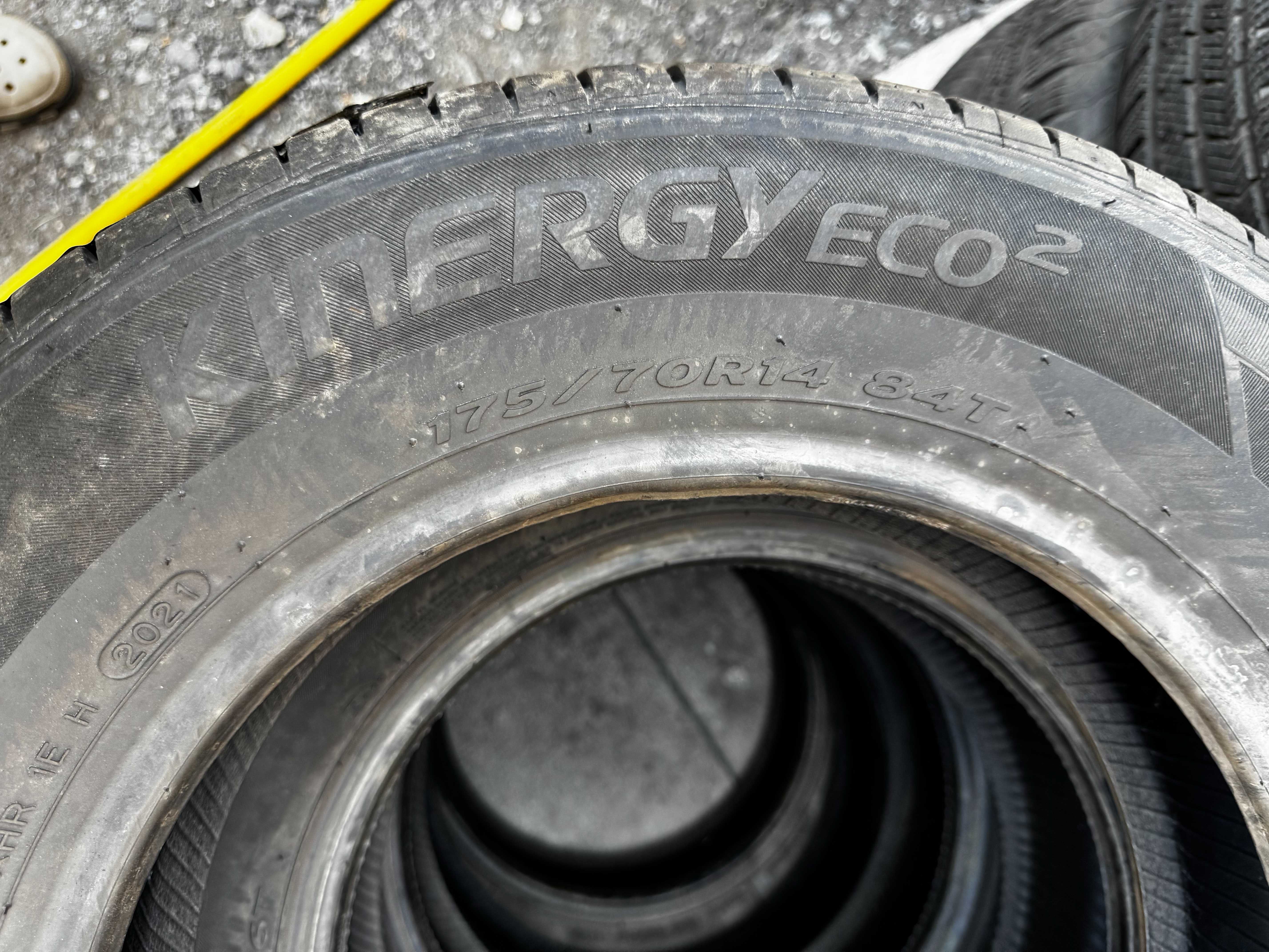 Шини без пробігу HANKOOK 175/70 R14 84T, Kinergy ECO2, літня резина
