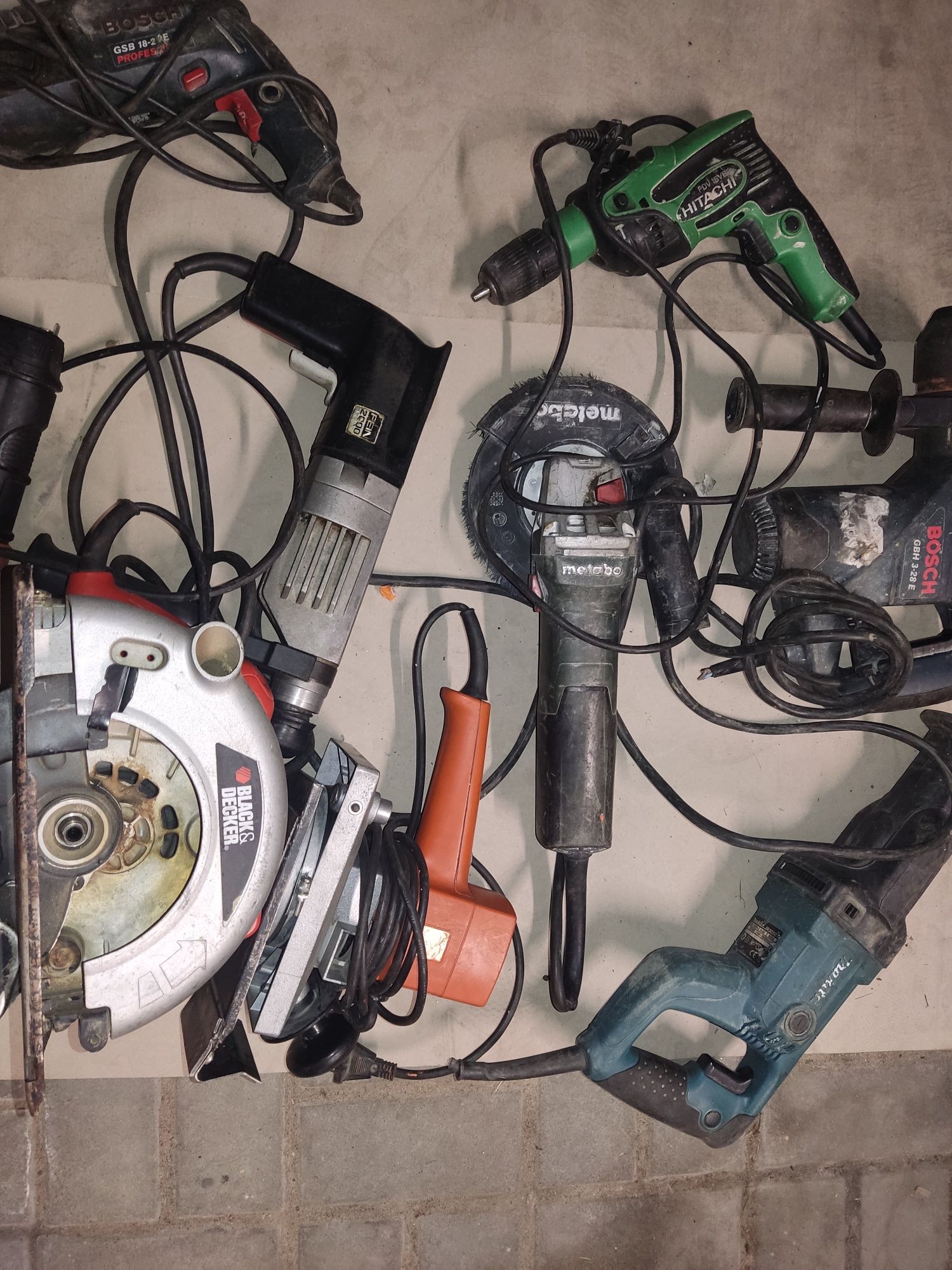 Narzędzia Makita Metabo Fein Hitachi Bosch Black Decker