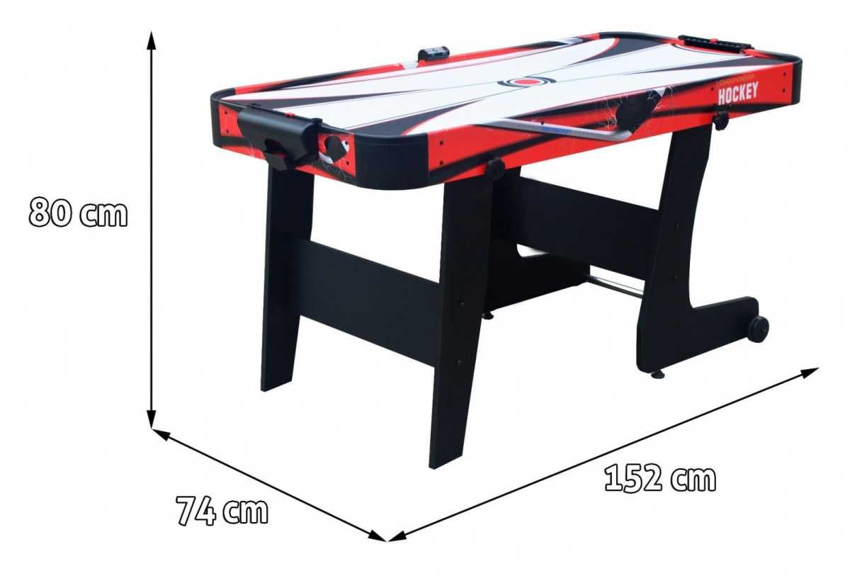Stół do gry Cymbergaj-AirHockey Czerwnowy 152x74x80 cm H1508R