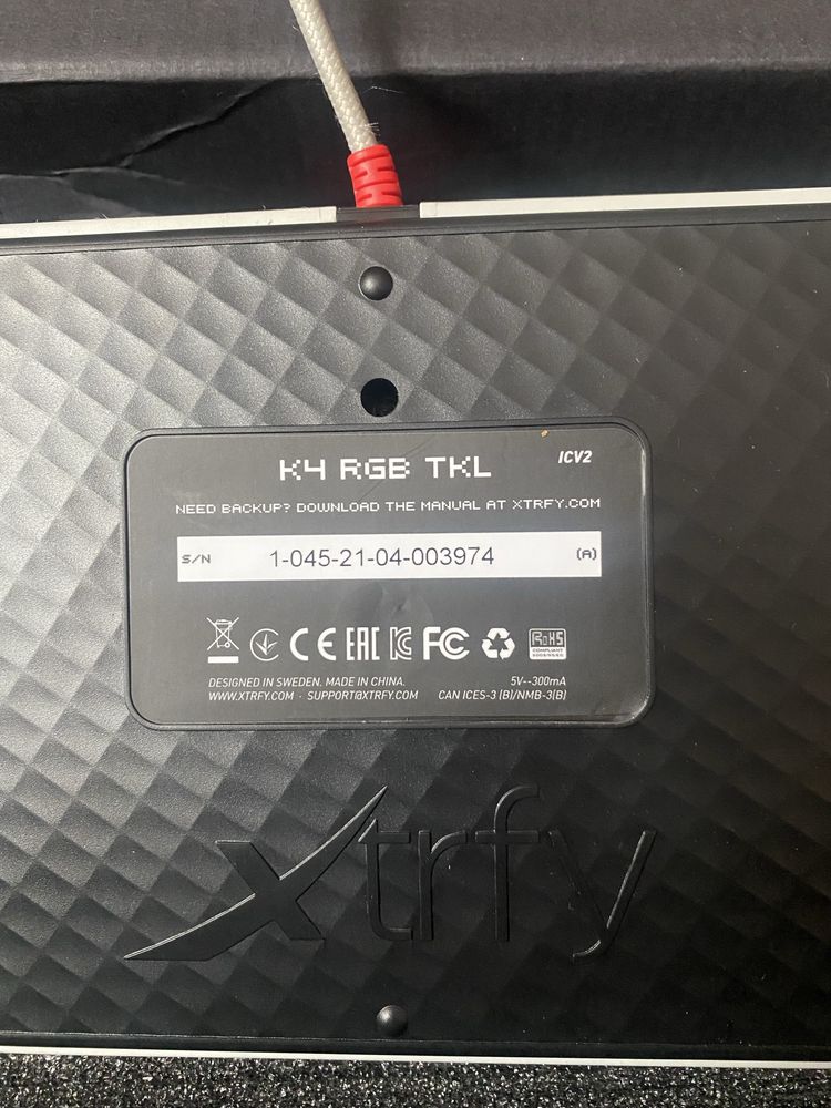 Klawiatura mechaniczna Xtrfy K4 RGB
