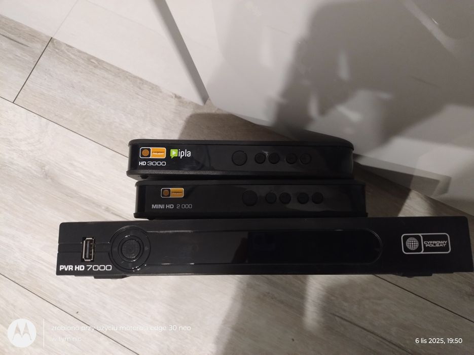 Dekoder dekodery cyfrowy Polsat zasilacze piloty