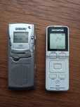 Два диктофони Sony та Olympus