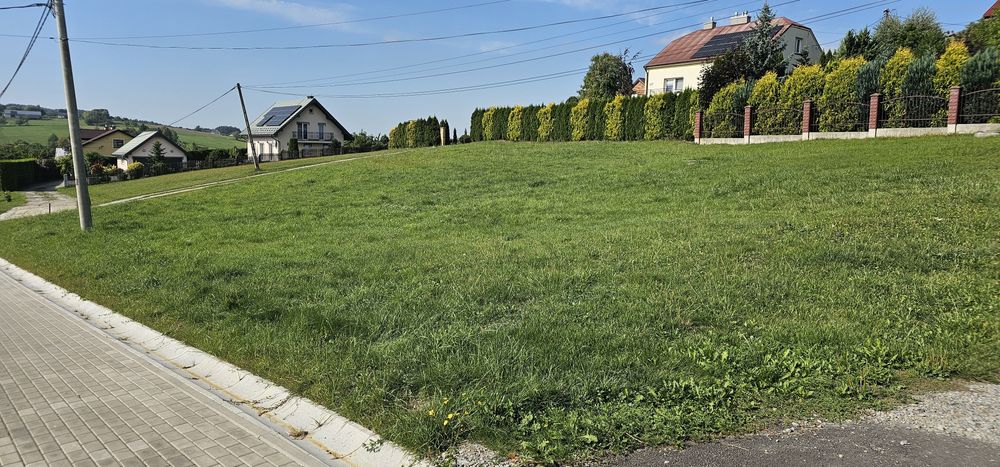 Działka budowlana 10.5 ara Bysra k.Gorlic