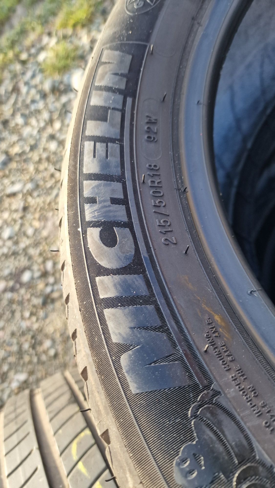 Opony 215/50R18 letnie Michelin. 2018 r cena za komplet