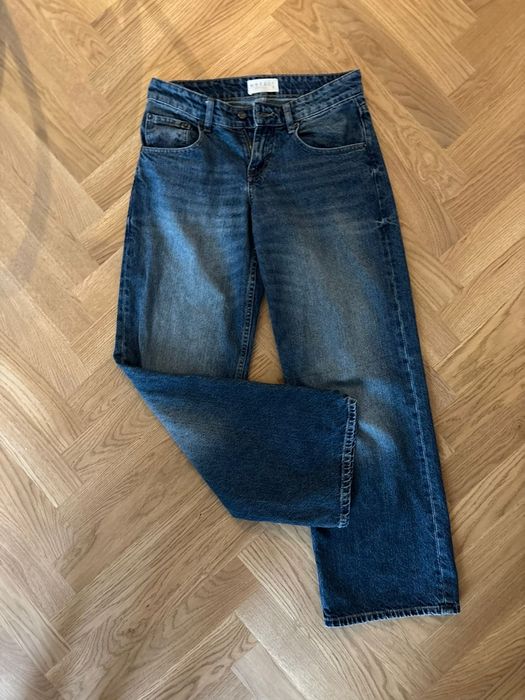 Low rise jeans granatowe motel rocks