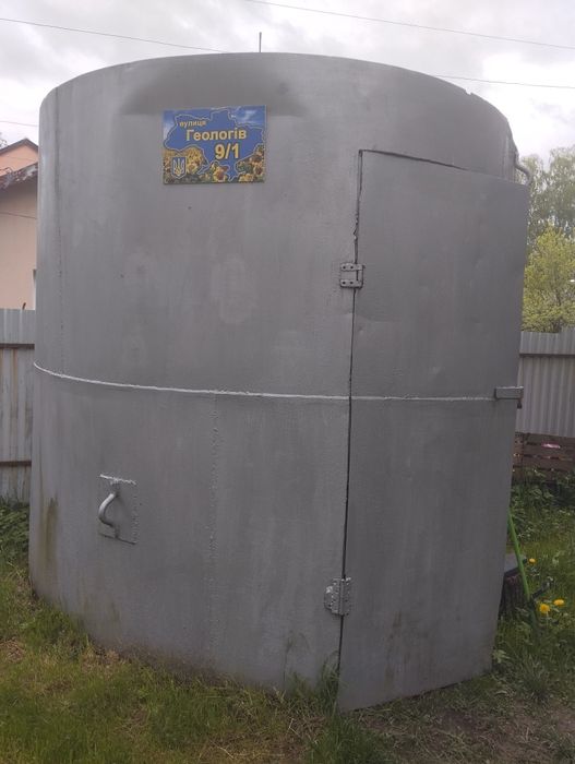 Металева бочка - кладовка-сарай