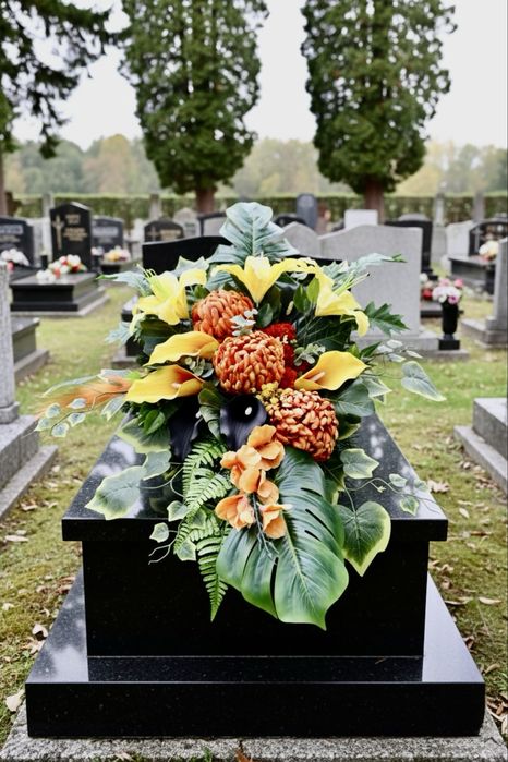 Wiązanka rękodzieło na cmentarz