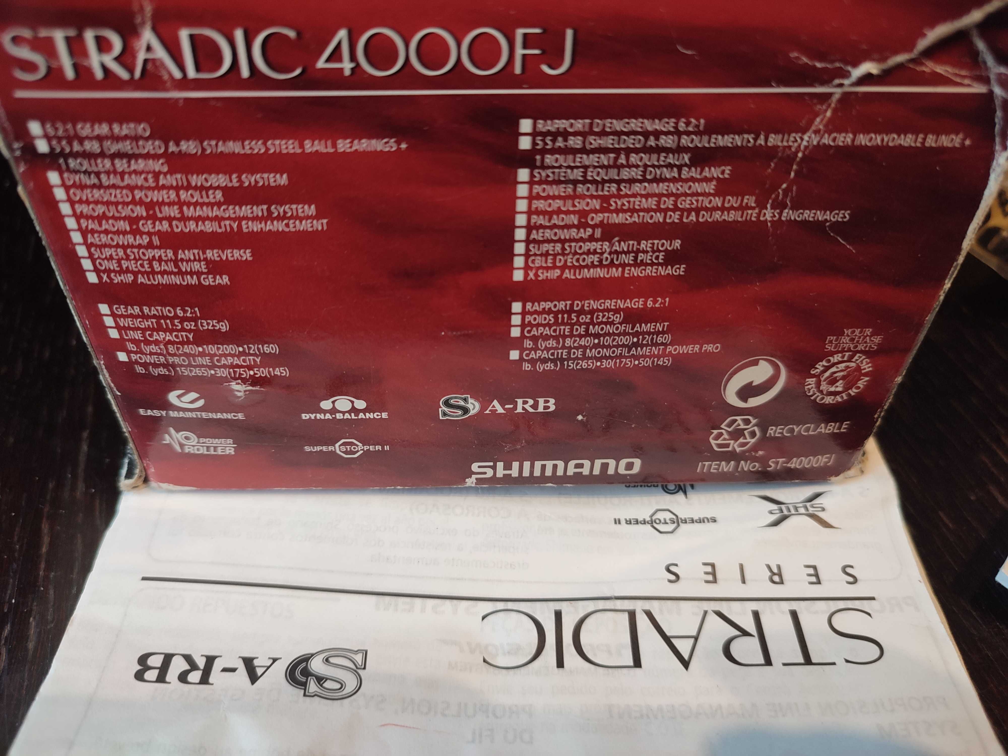 Kołowrotek Shimano Stradic 4000FJ