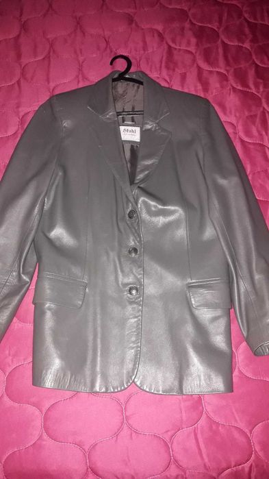 casaco pele verdadeira cor cinza