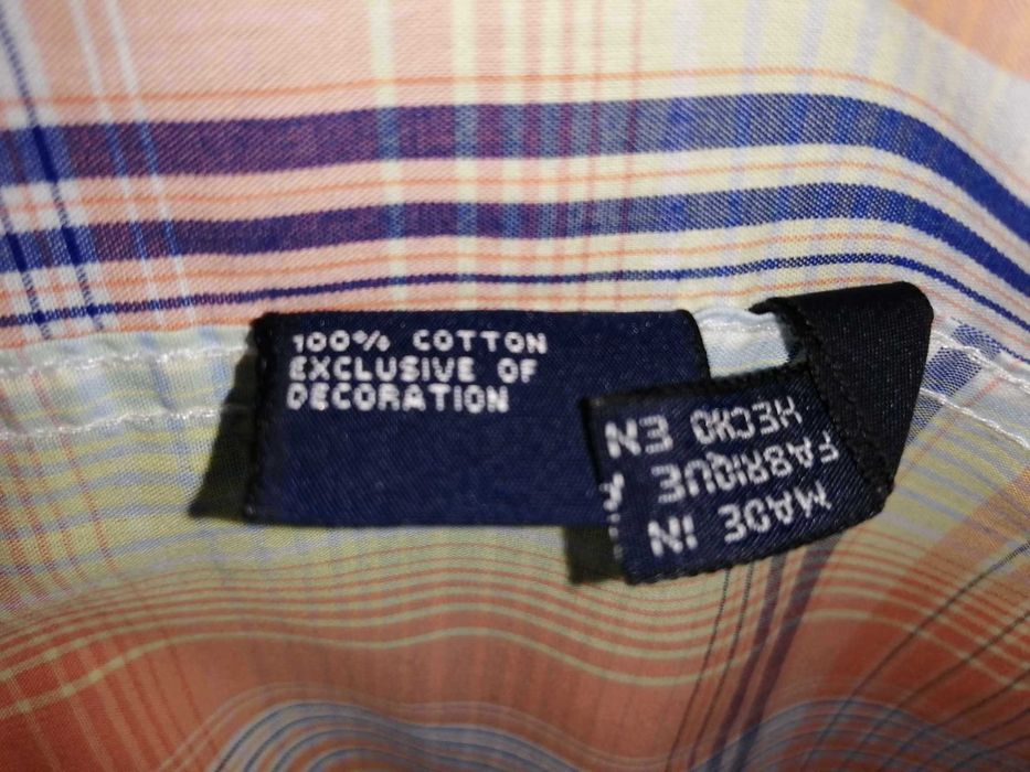 TOMMY HILFIGER Koszula Męska L/G Oryginalna Bawełna 100%