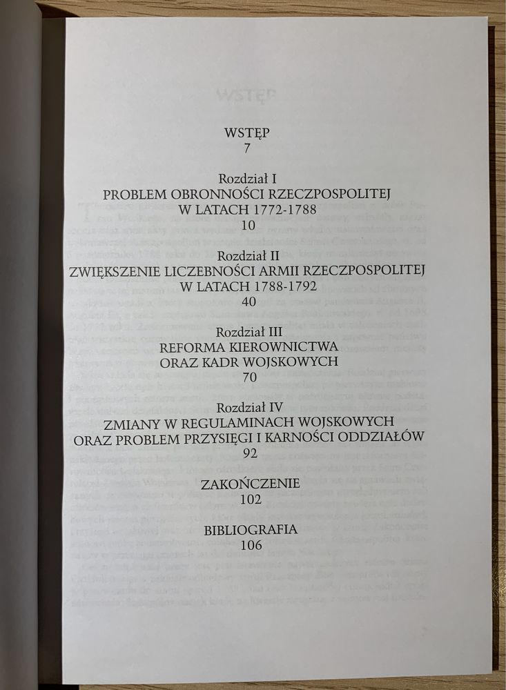 Problem reformy armii Rzeczpospolitej w dobie Sejmu Czteroletniego