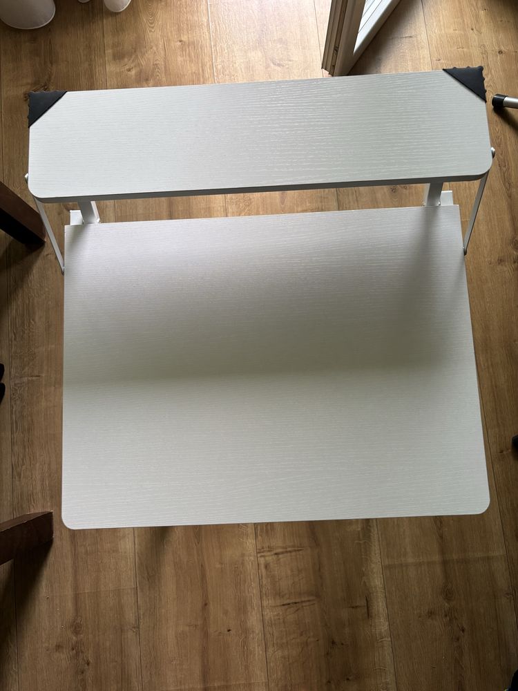 Biurko skladane białe 60 cm szerokosc