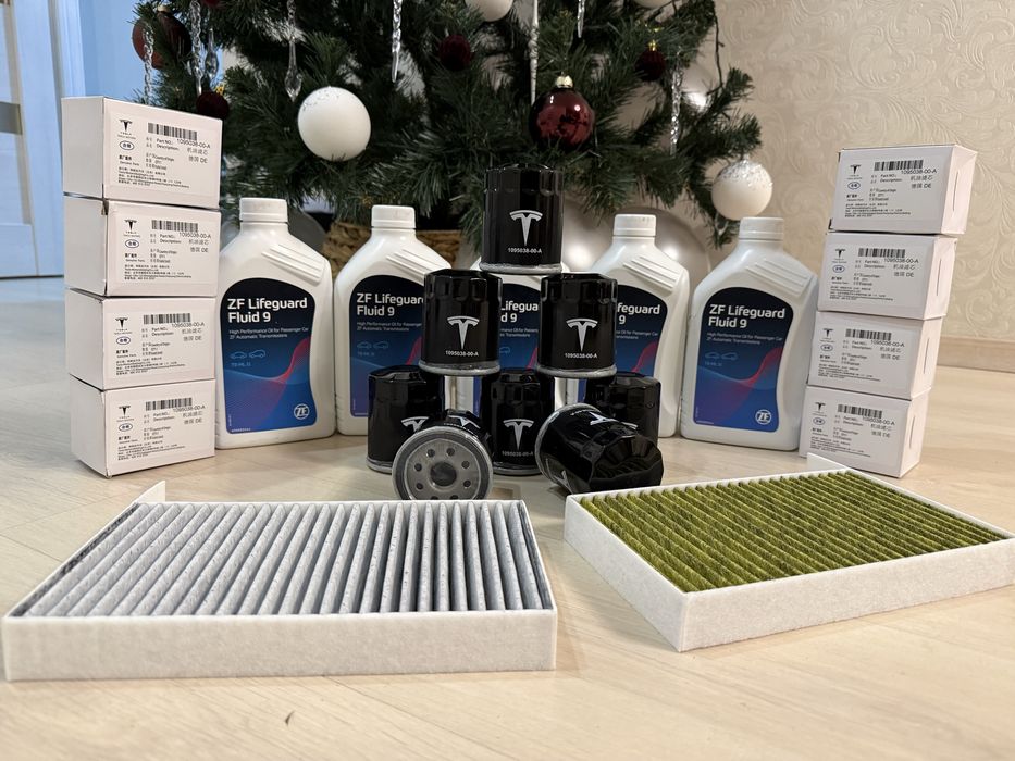 Масло та фильтр Tesla