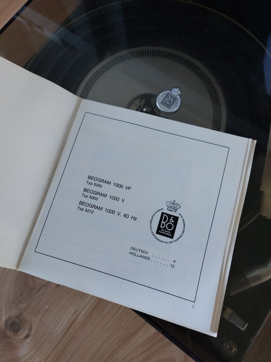 Gramofon Bang & Olufsen Beogram 1000