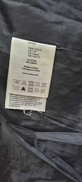 Reima куртка, пуховик дівчинка 152 р 11-12 років