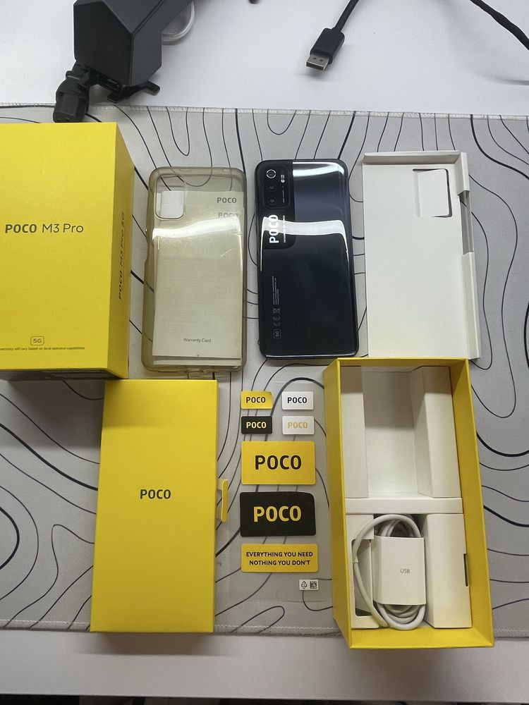 POCO M3 Pro 5g, 6/128gb, стан 8,5/10, повна комплектація
