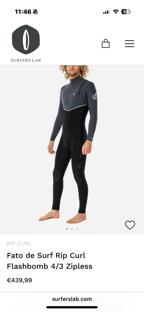 Fato Surf RipCurl Flashboomb
