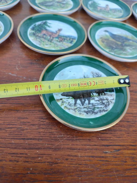 Konfiturówki - talerzyki - Motyw myśliwski - Fustenberg - Design - Z