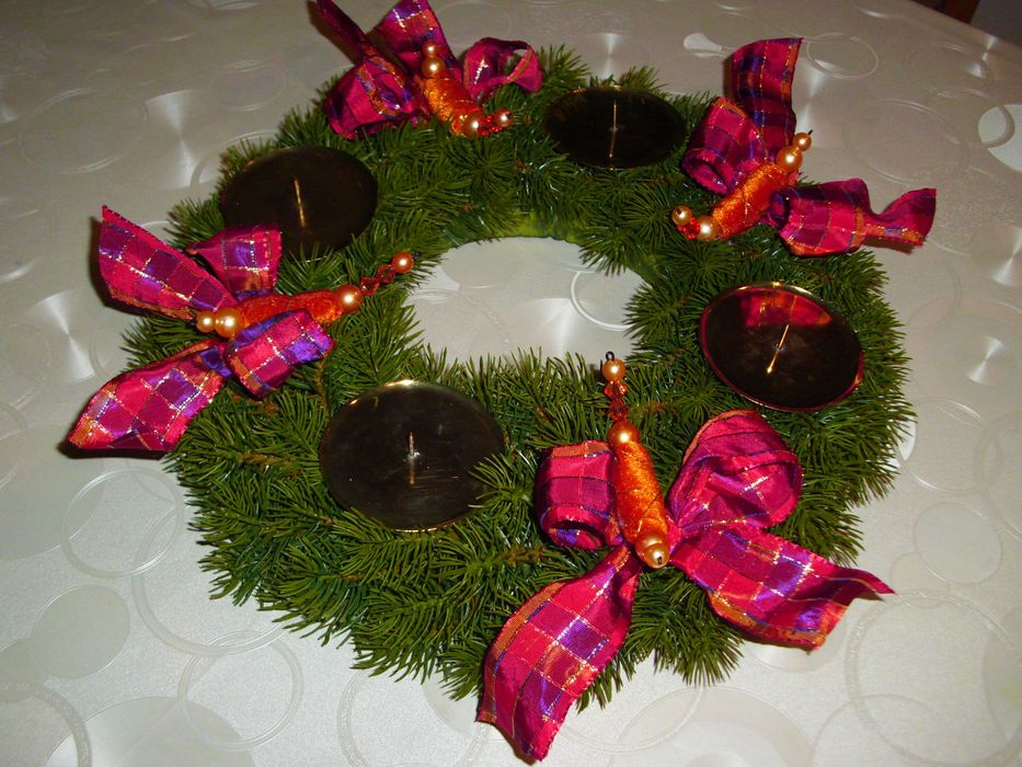 Wieniec adwentowy / świąteczny / na stół