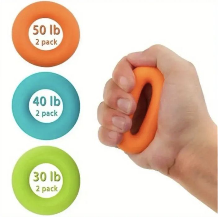 Силіконові еспандери-кільця для тренування кисті (30 кг, 40 кг, 50 кг)