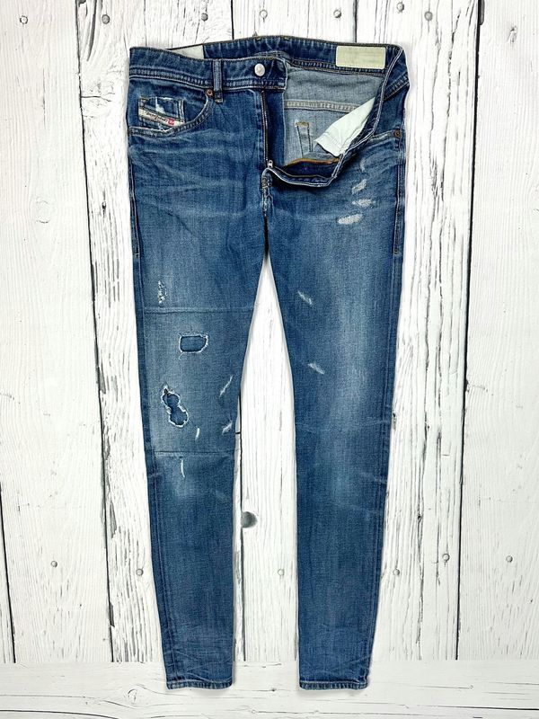 Diesel Thommer Jeansy Slim Fit Męskie Spodnie Logowane r. W32 L34