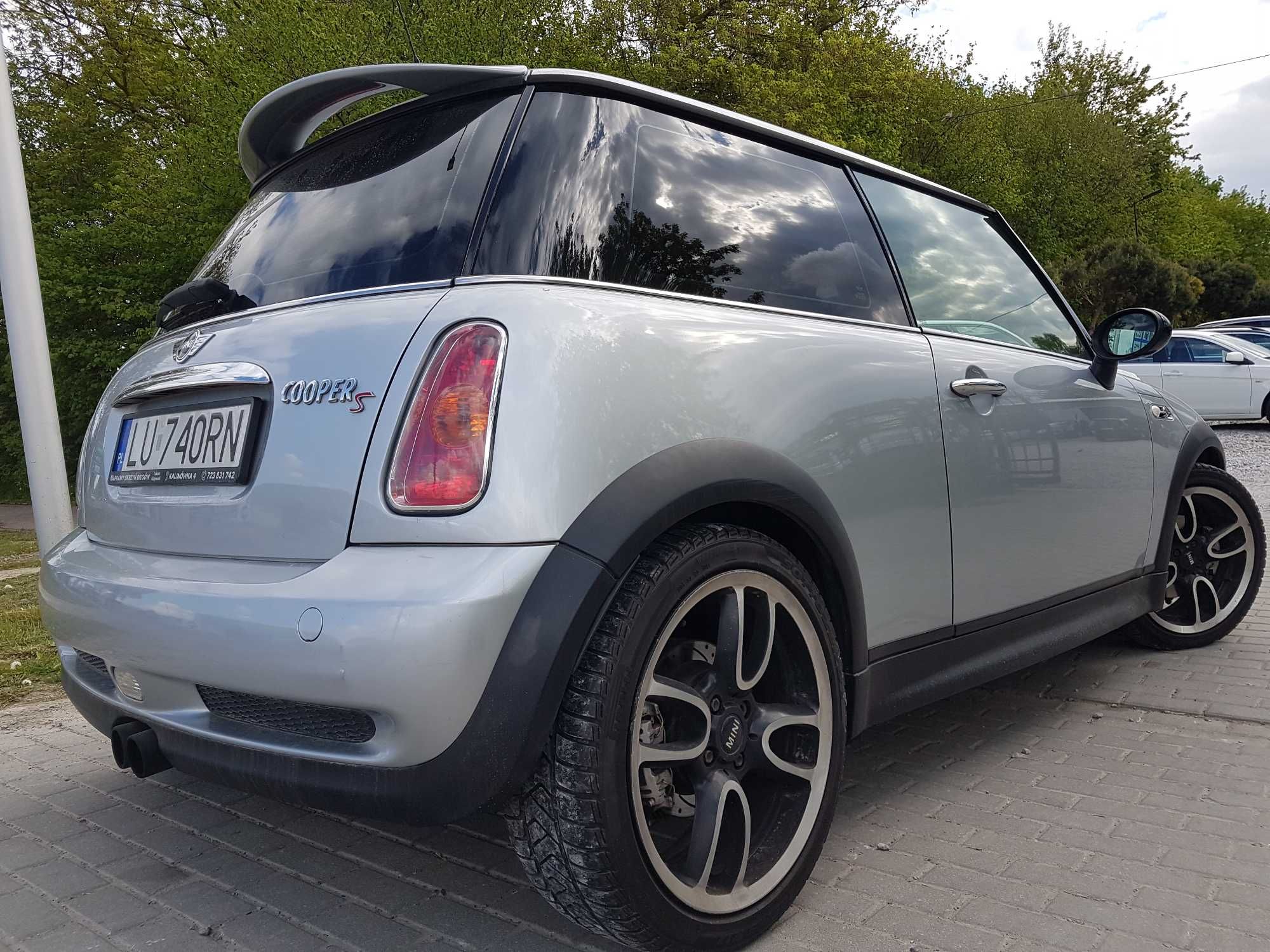 Piękny Mini Cooper S-1,6 Benzyna 173KM Kompresor Bezwypadek Oryginał-