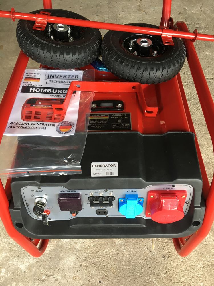 Agregat prądotwórczy generator Homburg 120 XR-3 silnik Briggs&Stratton