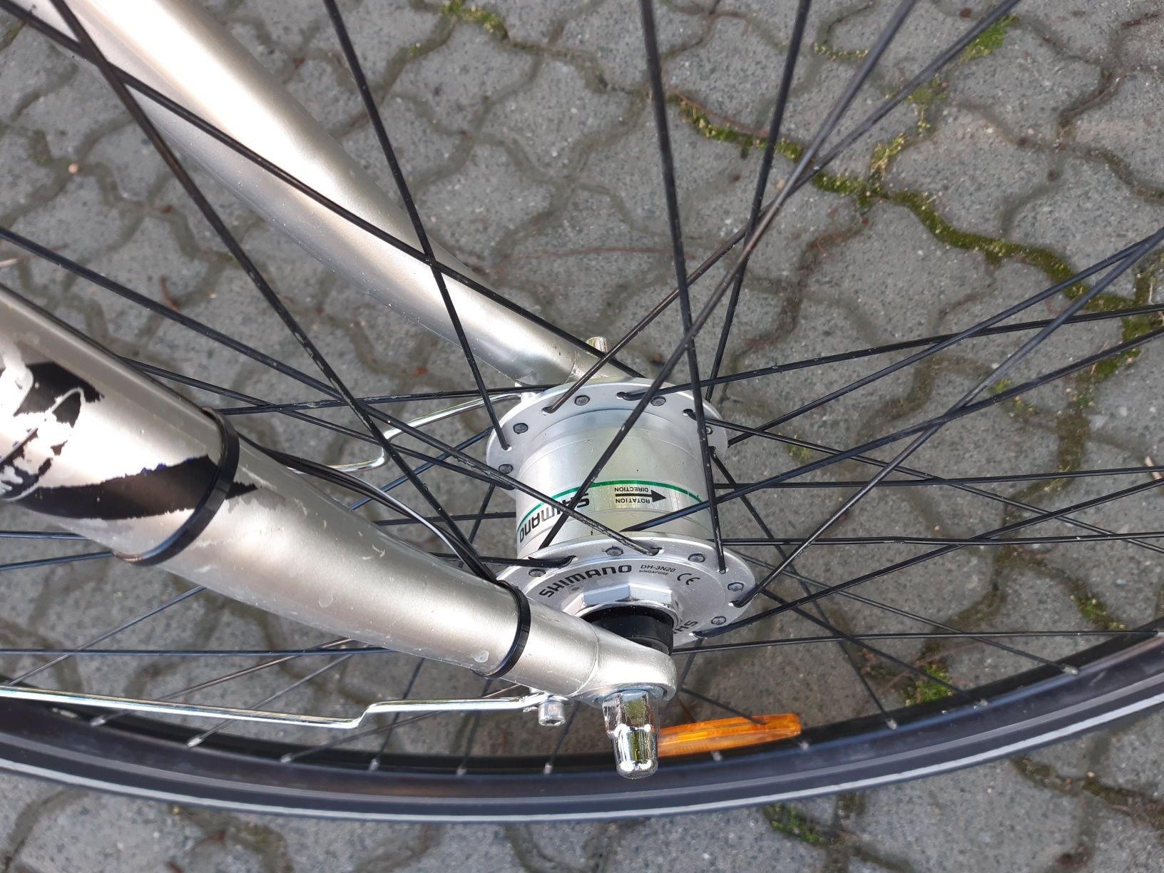 Rower Męski NSU Koła 28 Sram 7 bieg Aluminiowy Dynamo Shimano