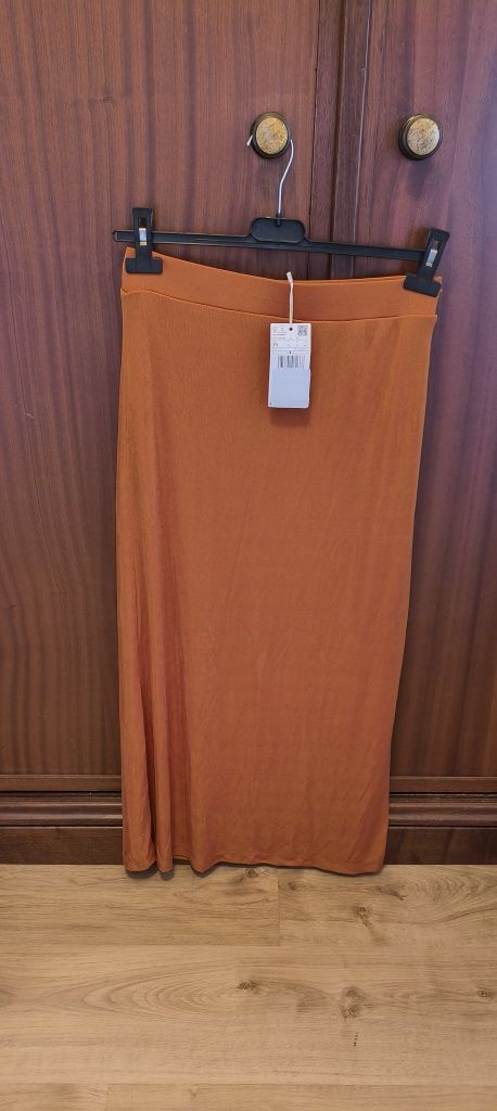 Saia comprida laranja Mango