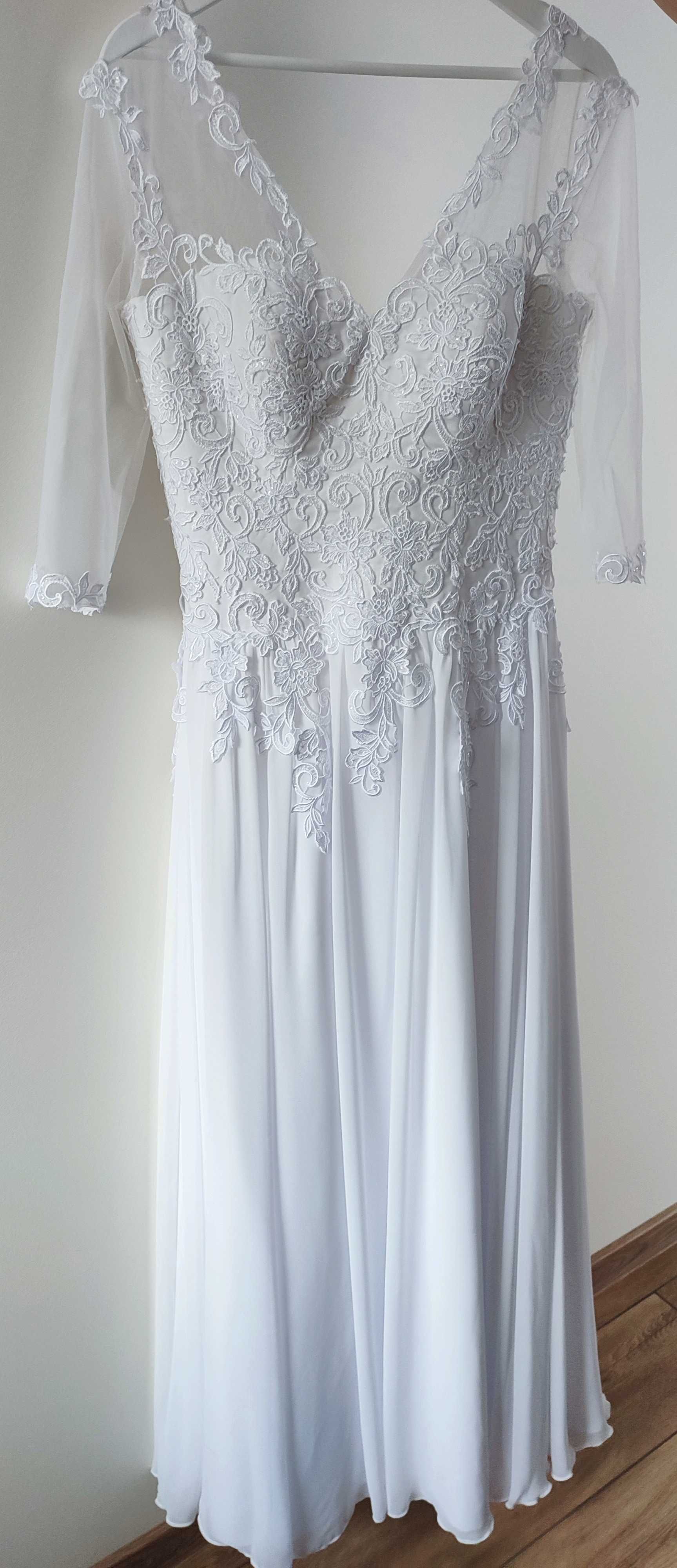 Suknia ślubna dla wysokiej Panny Młodej - model Agnes KA-16136