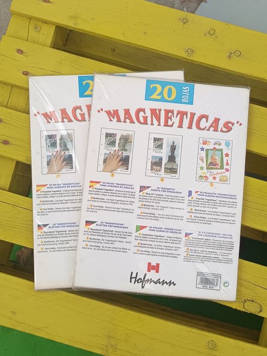 Folhas Magnéticas Hoffman Novas pack de 20
