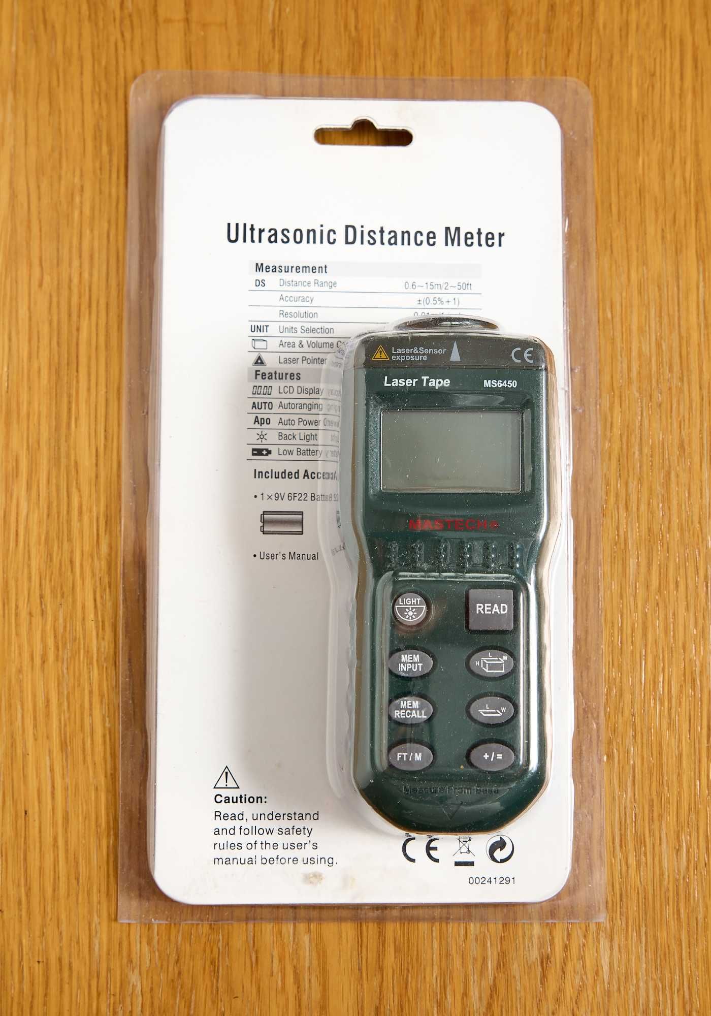 Дальномер ультразвуковой с лазерным наведением (MS6450)