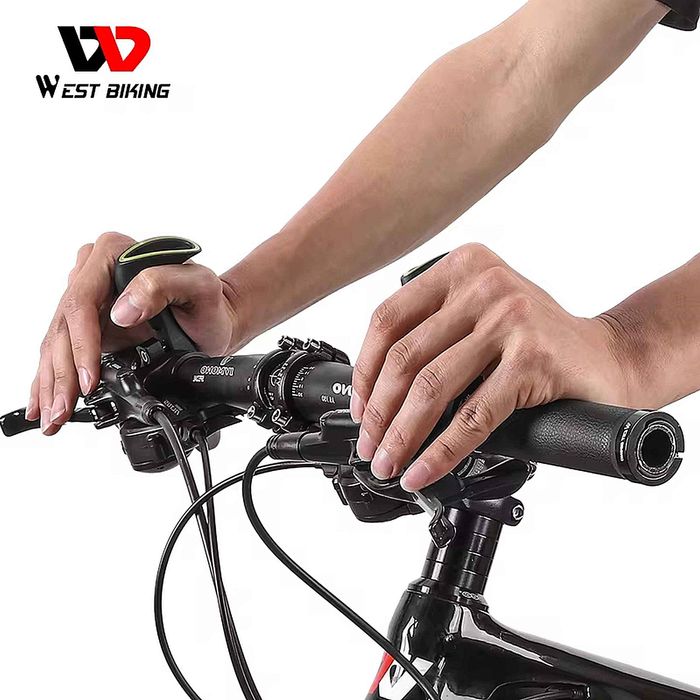 WESTBIKING Rogi Rowerowe Ergonomiczne 95g/100mm Uniwersalne Odblaskowe