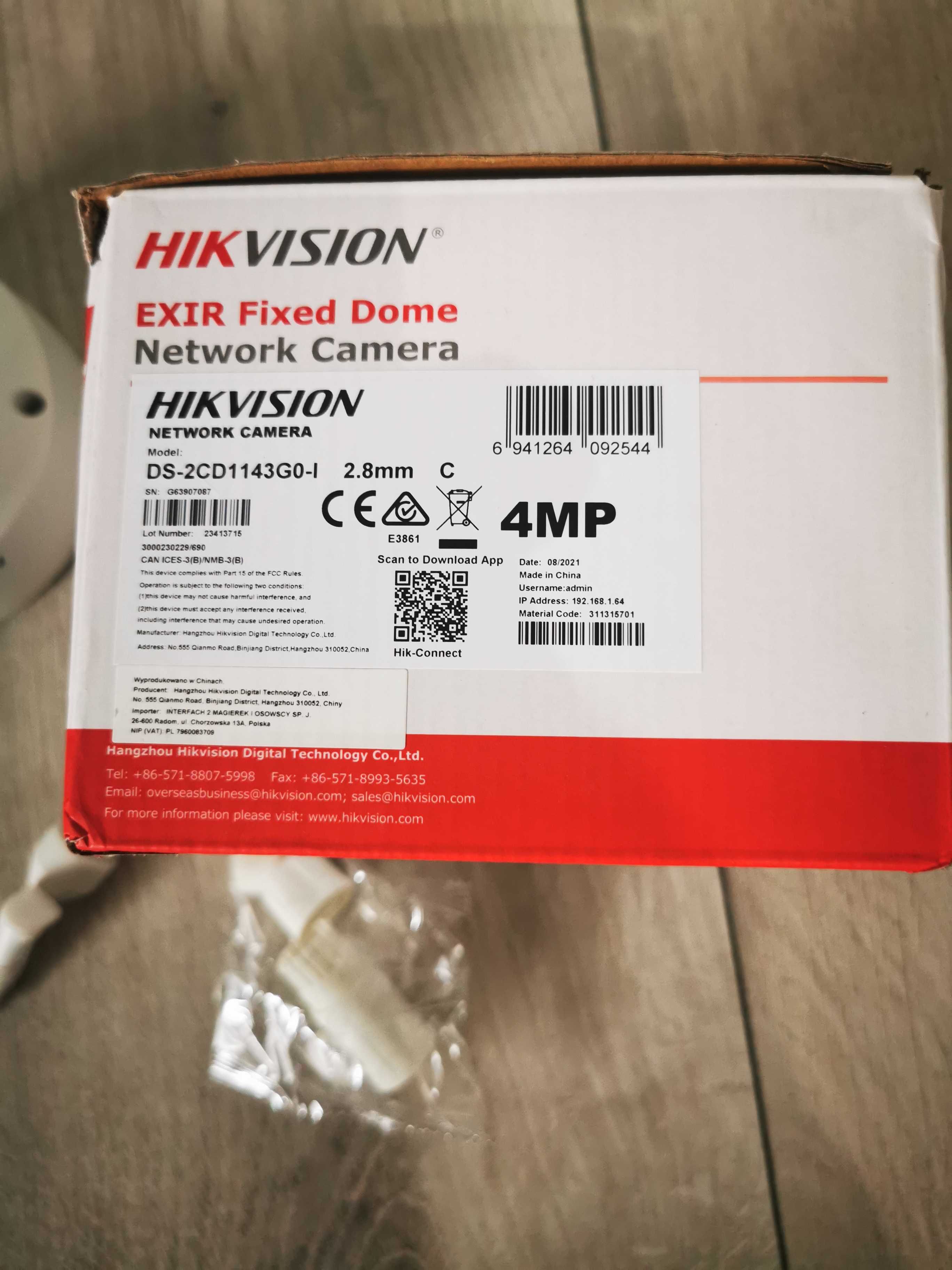 Kamera IP DS2CD1143GO-1  4MP Hikvision