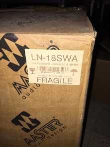 Sub Woofer Amplificado 18  MasterAudio  Ln-18swa