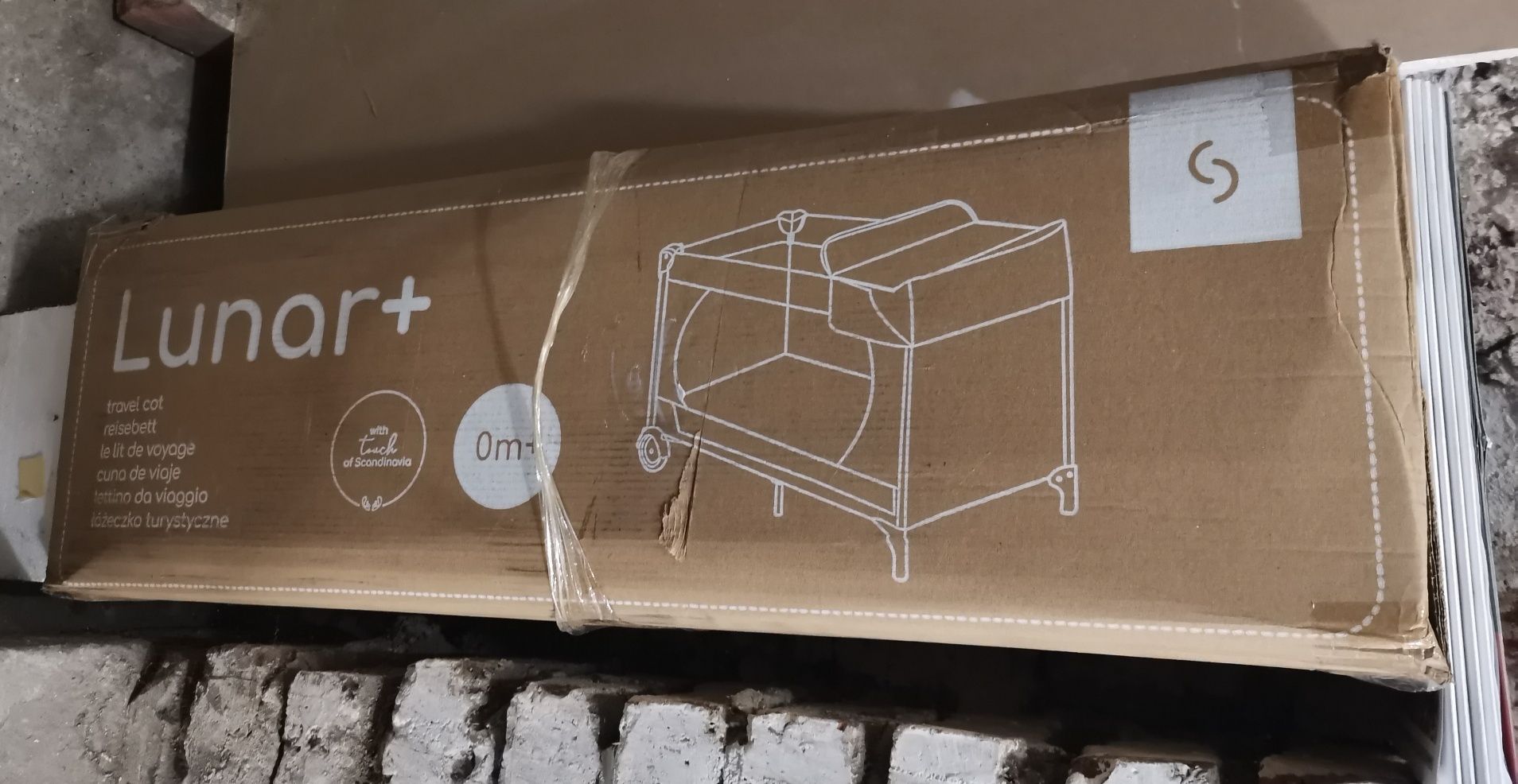 Łóżeczko turystyczne Lunar+ składane SKIDDOU