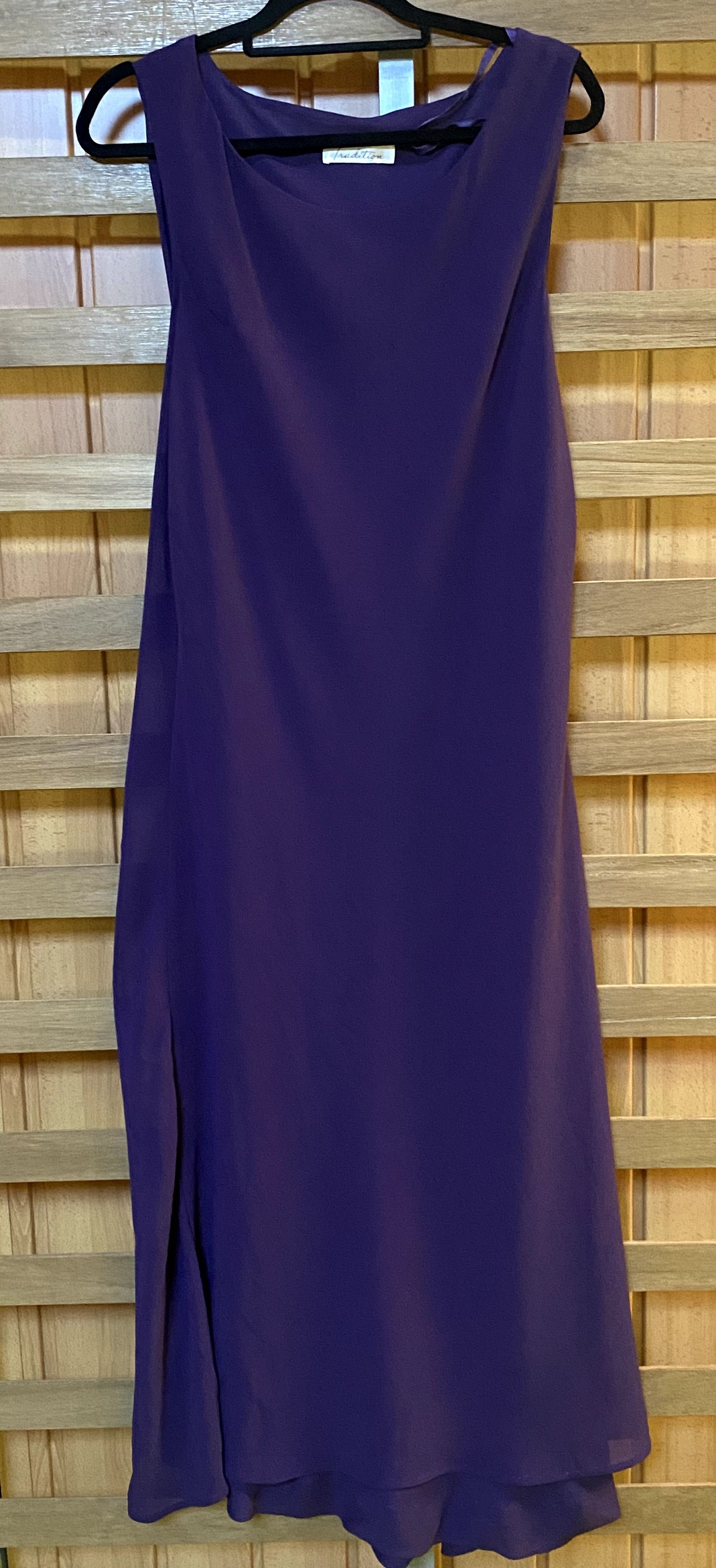 Vestido roxo de cerimónia