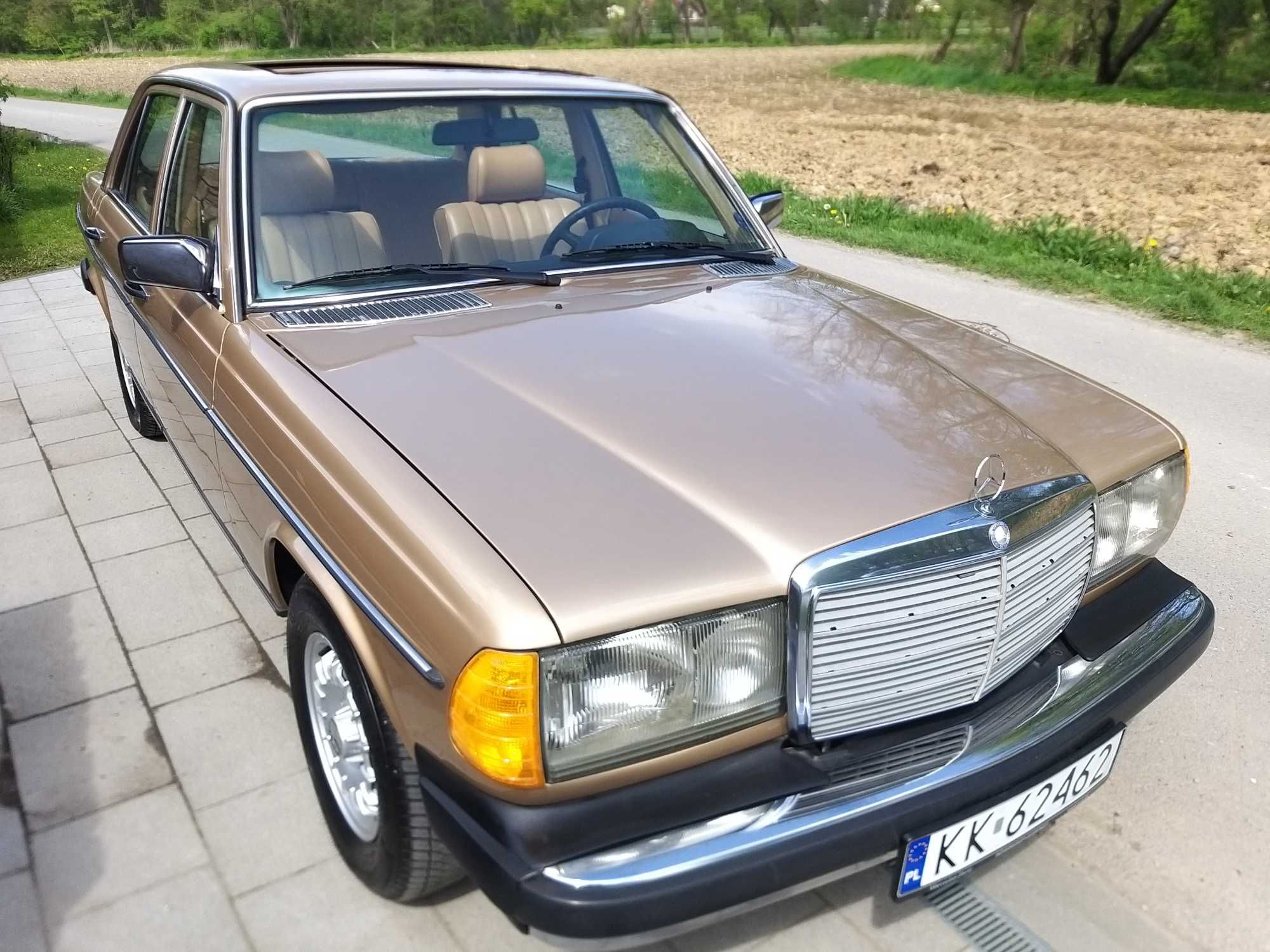 Mercedes 123 do ślubu