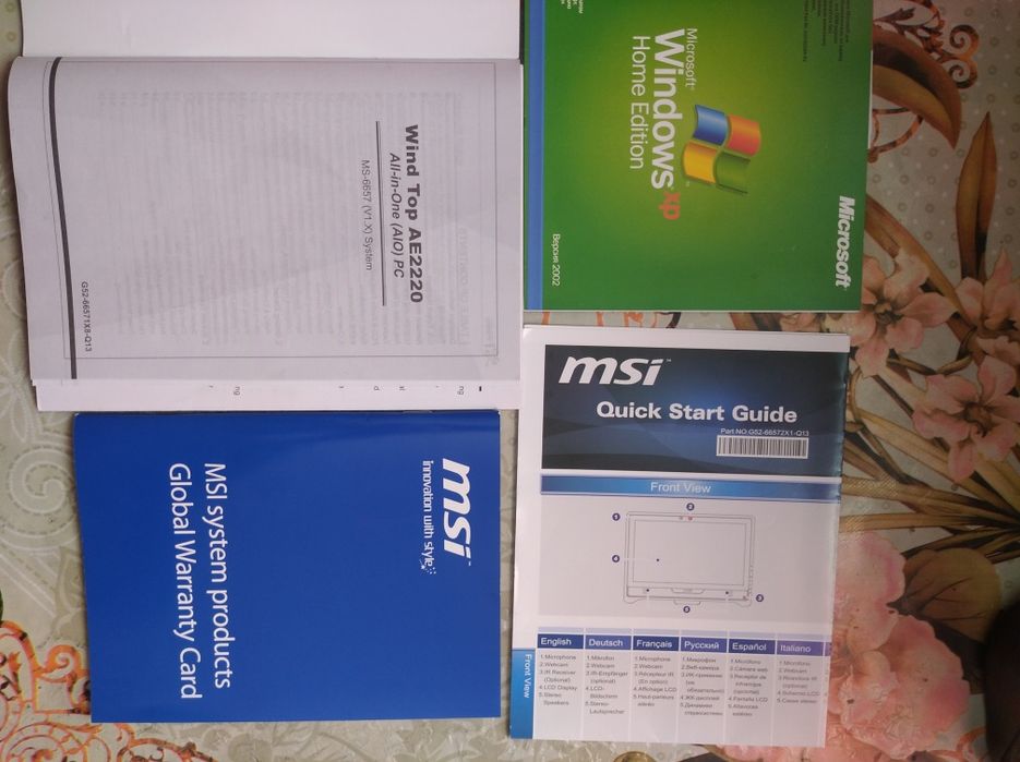 Сенсорный моноблок-компьютер  MSI  АЕ-2220 оригинал