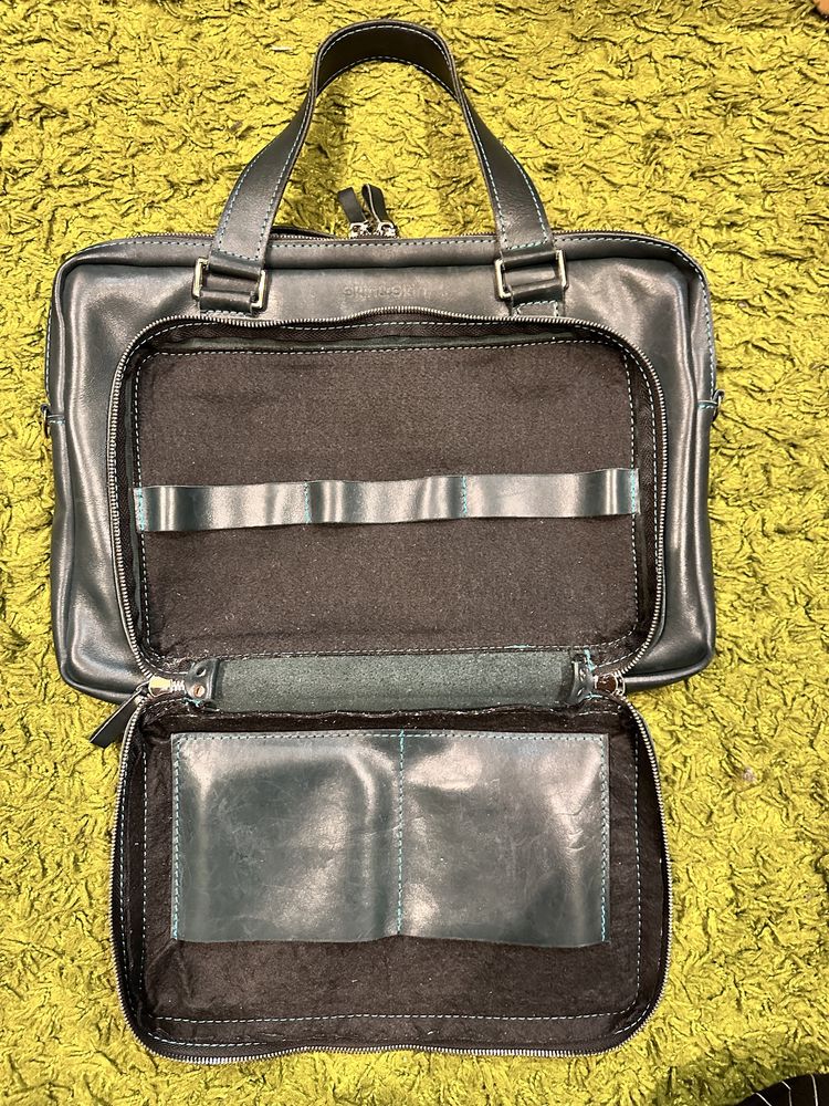 Кожаная сумка/портфель для ноутбука Skin&Skin