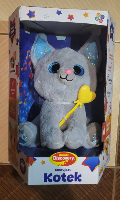 Czarujący kotek, Dumel, nowy, oryginalnie zapakowany, szary