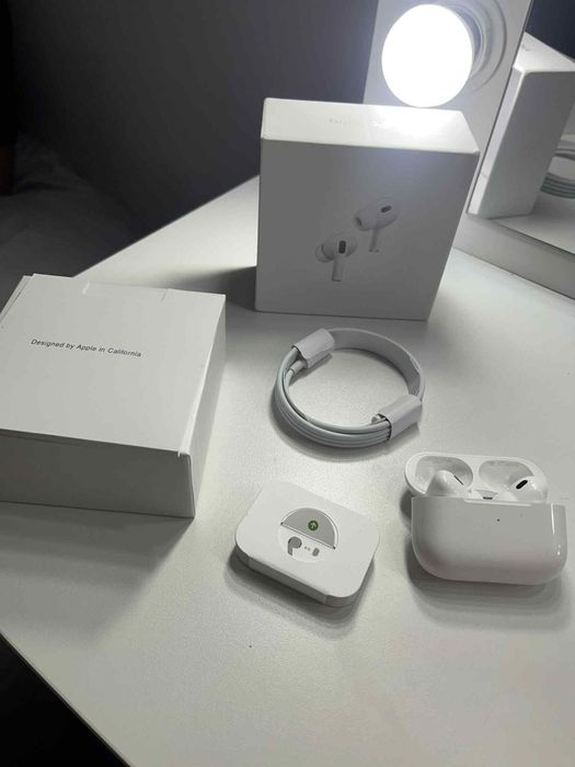 Słuchawki air pods pro 2 biale na gwarancji