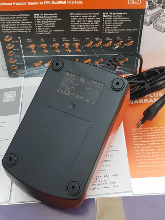 Ladowarka FEIN ALG-50 do bateria 10,8-12-14,4-18v zasilacz aku