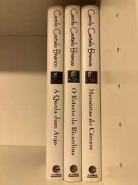 3 livros Camilo Castelo Branco