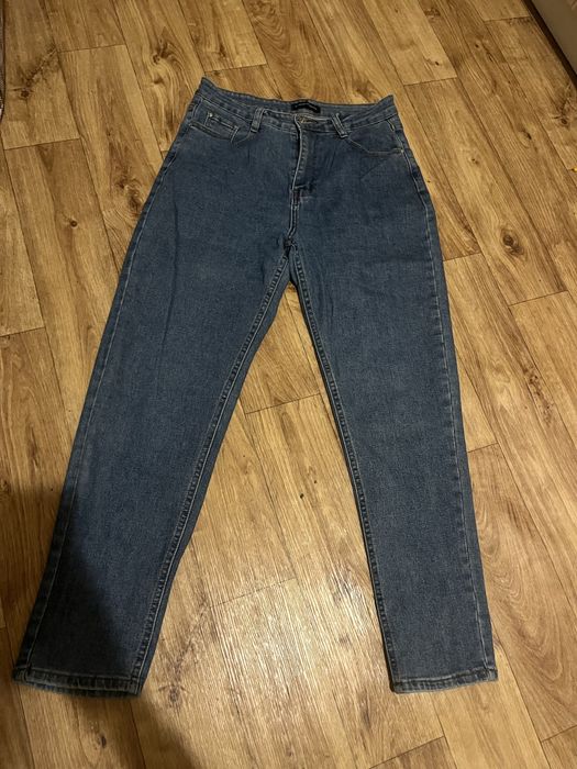 Джинси мом широкі світлі спорт