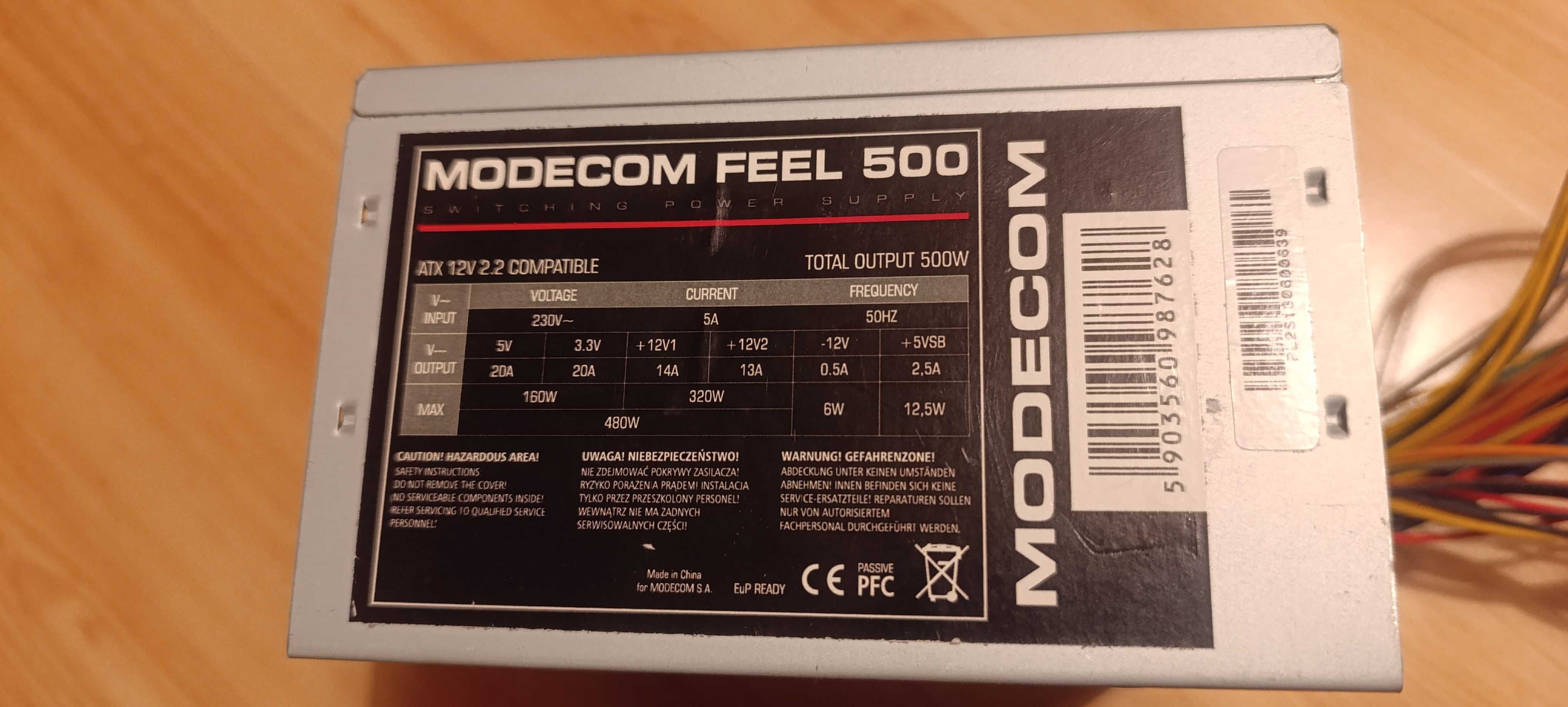 Obudowa Zalman Z1 +zasilacz 500W czytnik kart, CD używana
