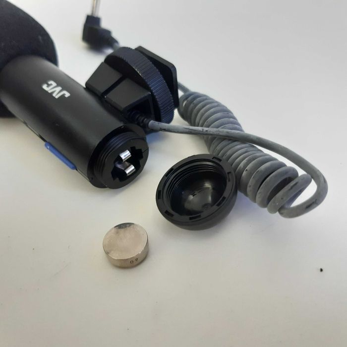 Retro Microfone Super Direccional JVC Camera Video jack 3,5mm Funciona